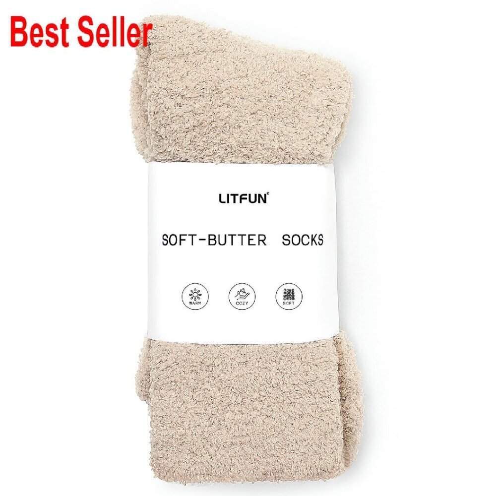 Cozy Fuzzy Socks Super Soft Fluffy Winter Sleep Socks Comfy Warm